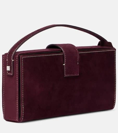 Magda Butrym Apolonia Small suede clutch 4