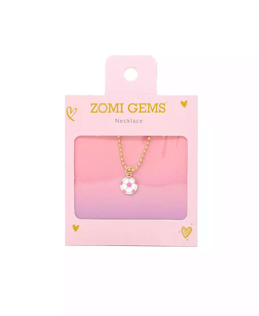 ZOMI GEMS Soccer Ball Necklace