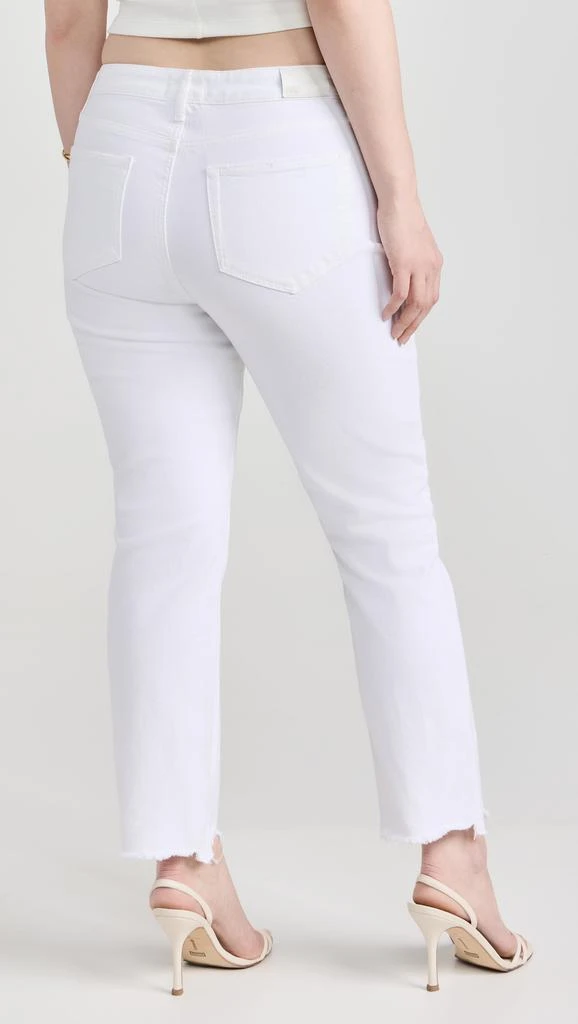 Paige White Noise Grand Hem Jeans 8
