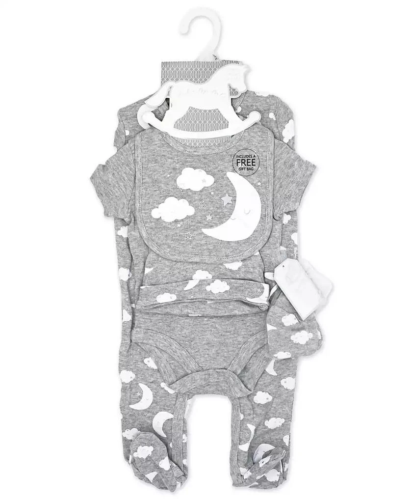 Rock-A-Bye Baby Boutique Baby Boys or Baby Girls Layette Gift Bag Set 3