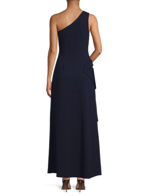 The fashion poet One Shoulder Bow Maxi Dress 2
