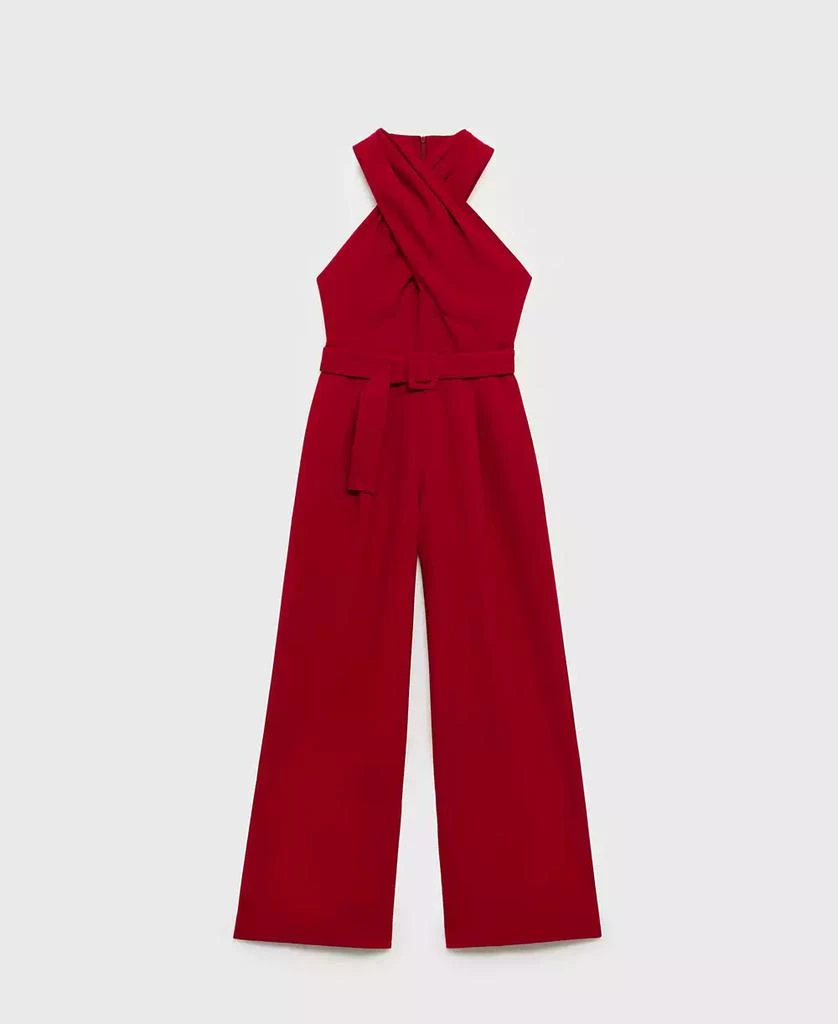 Mango Women's Belt Wrap Jumpsuit 1