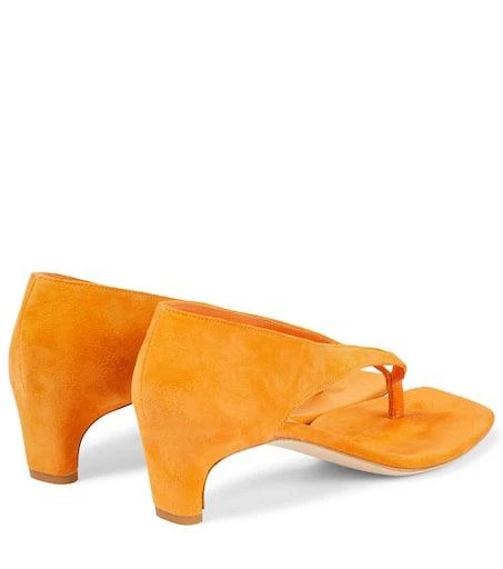 Christopher Esber Suede thong sandals 3