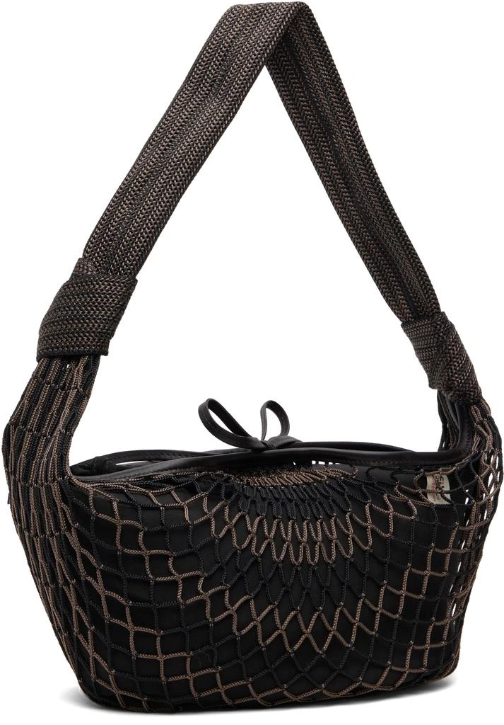 Lemaire Brown Fortune Croissant Filt Bag 3