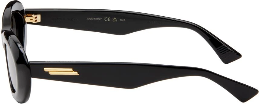 Bottega Veneta Black Bombe Round Sunglasses 3