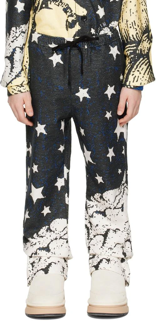 AMIRI Kids Black Moonscape Lounge Pants 1