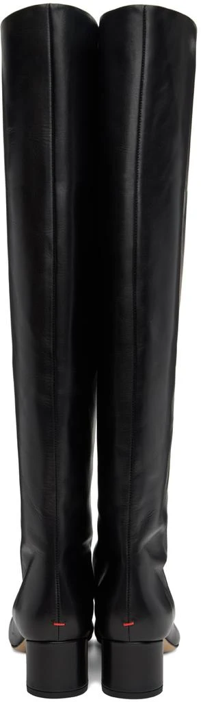 AEYDE Black Willa Over-Knee Boots 2