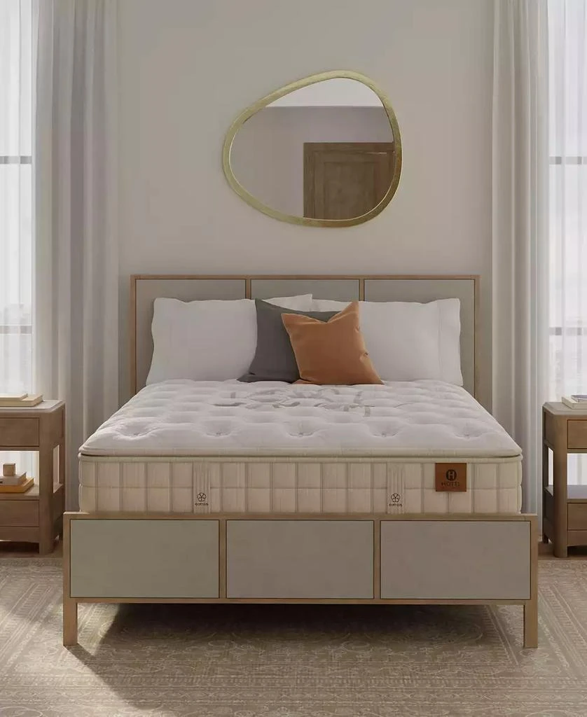 Hotel Natural Collection by King Koil Lotus 16" Trim Line Medium Mattress Collection, Exclusively at Macy
s