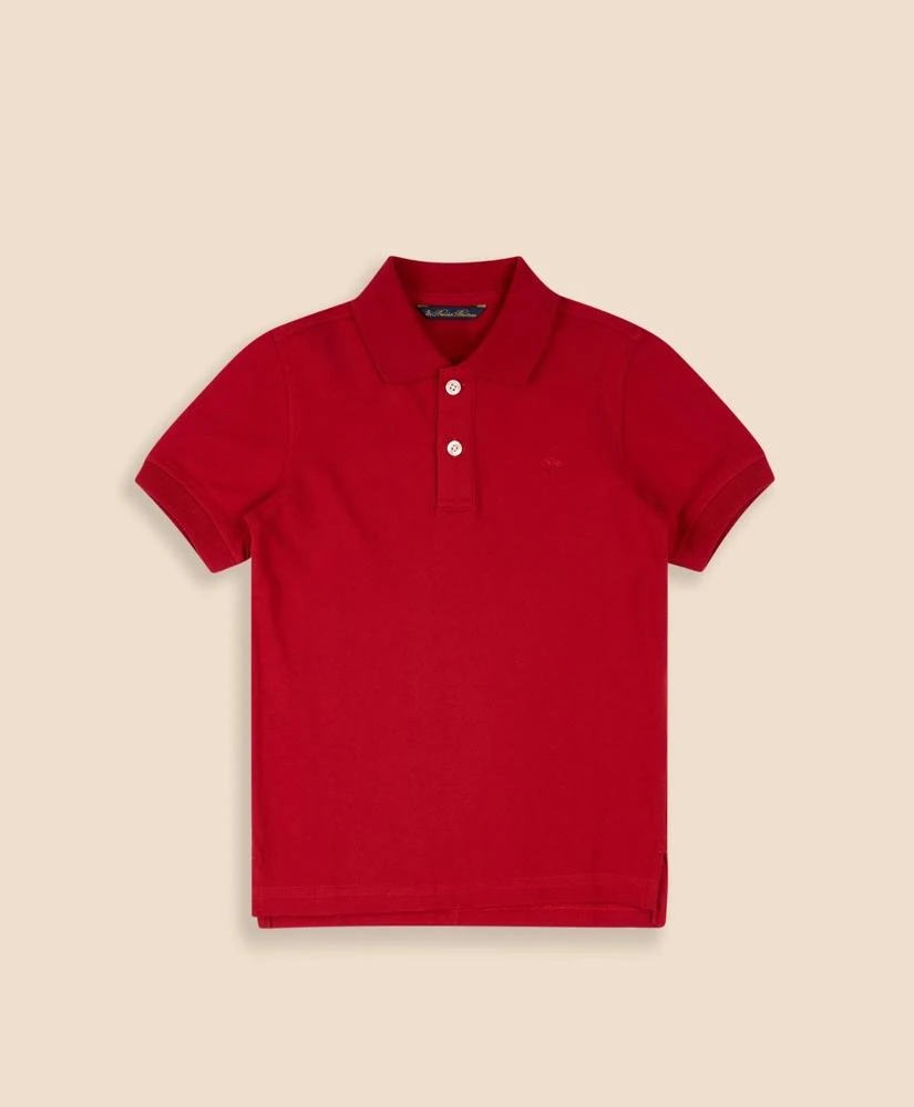 Brooks Brothers Boys Cotton-Blend Pique Polo Shirt