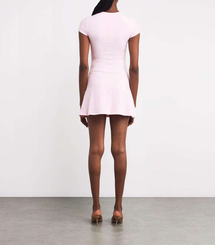 SKIMS Stretch-Cotton Heart Mini Dress - Dresses & Skirts