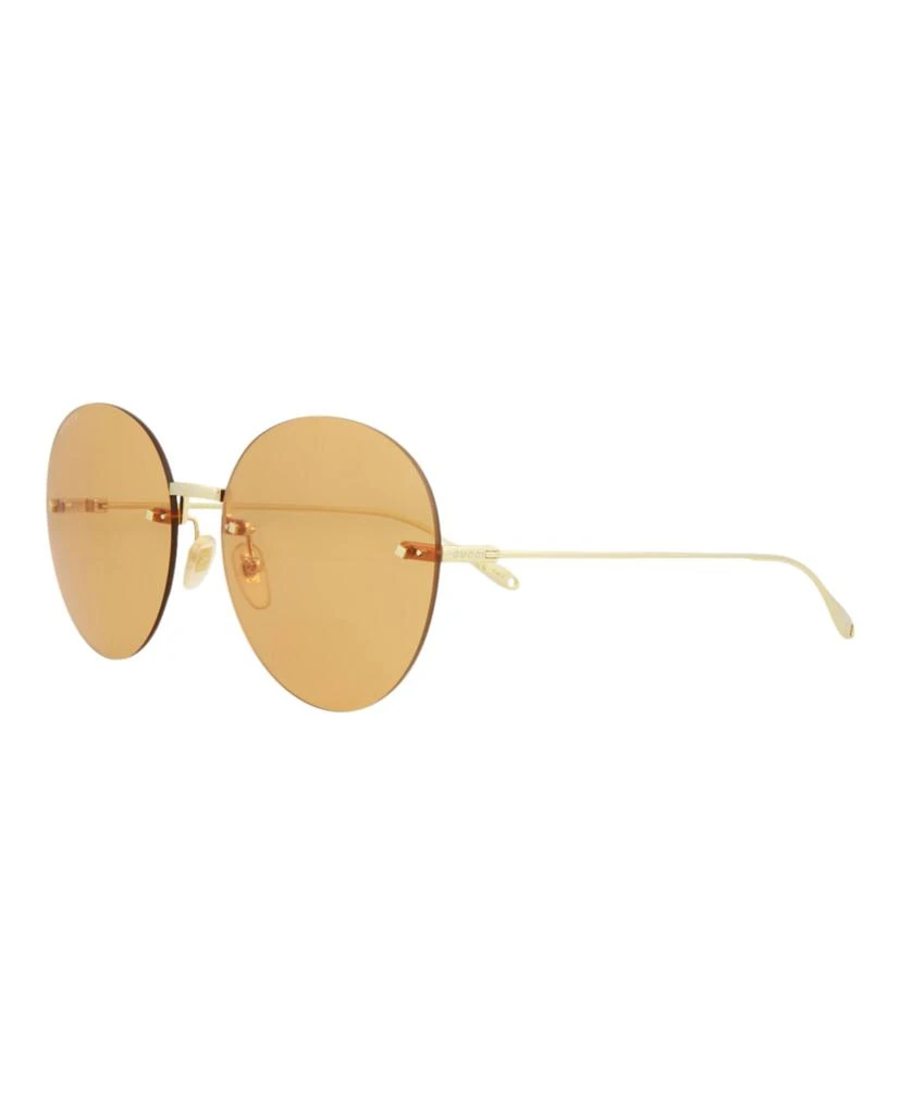 Gucci Round-Frame Metal Sunglasses 2