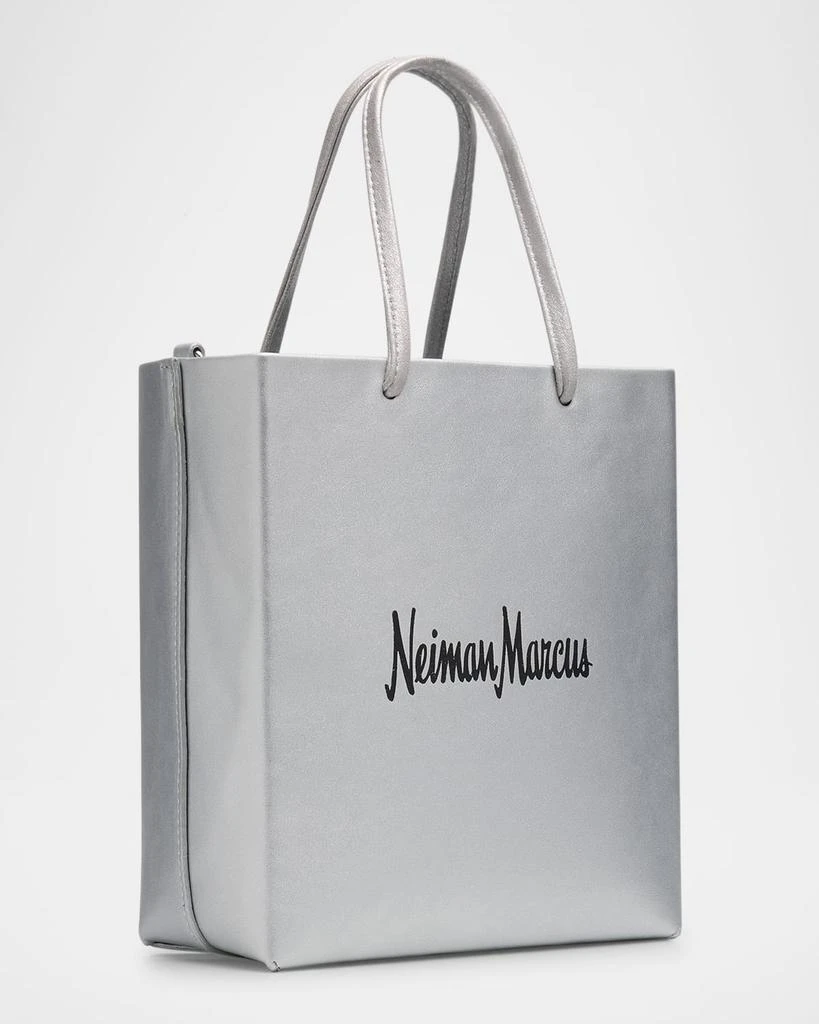 Gigi New York Neiman Marcus Metallic Vegan Leather Tote Crossbody Bag 3