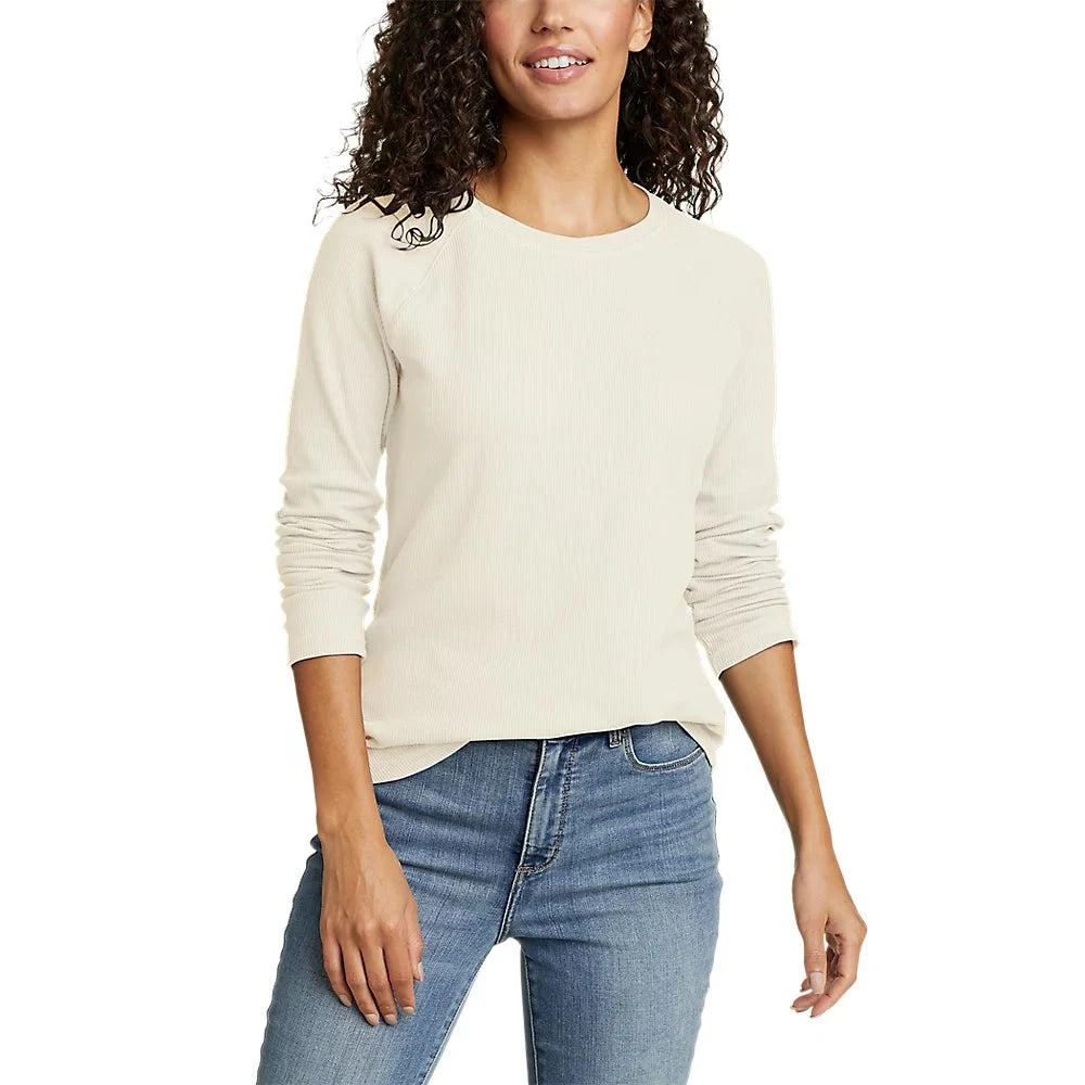 Eddie Bauer Women's Thermal Raglan Long-Sleeve Crew 1