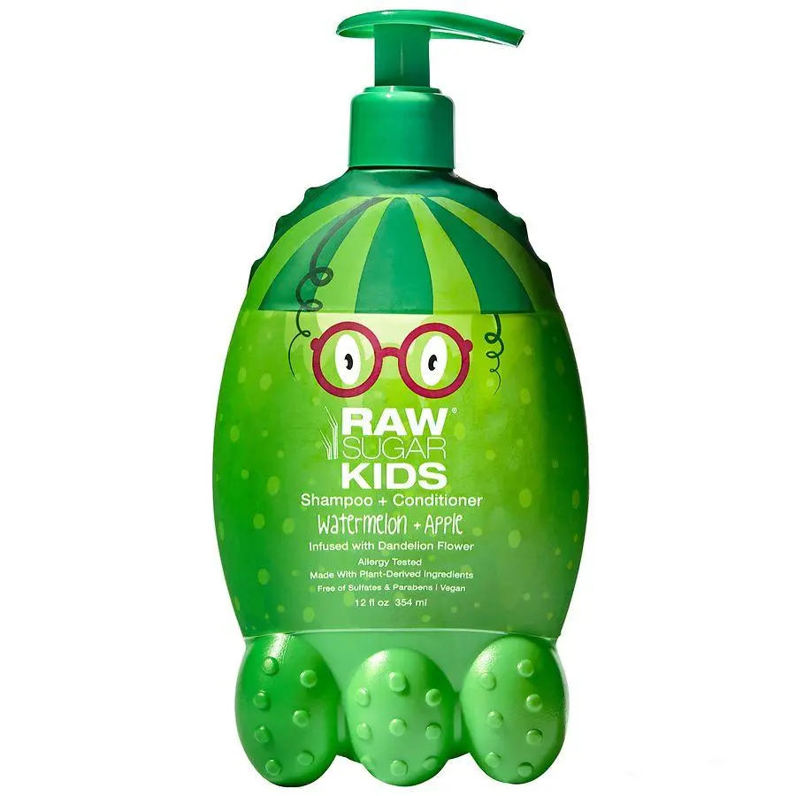 Raw Sugar Kids 2-in-1 Shampoo & Conditioner Watermelon + Apple