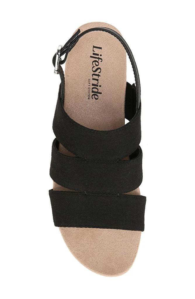 LifeStride Darby Platform Wedge Sandal 6