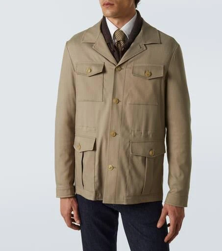 Canali Belted jacket 3