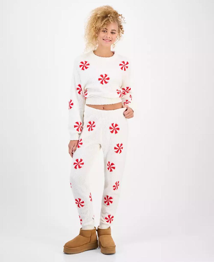 Planet Heart Juniors' Teddy-Knit Jogger Pants