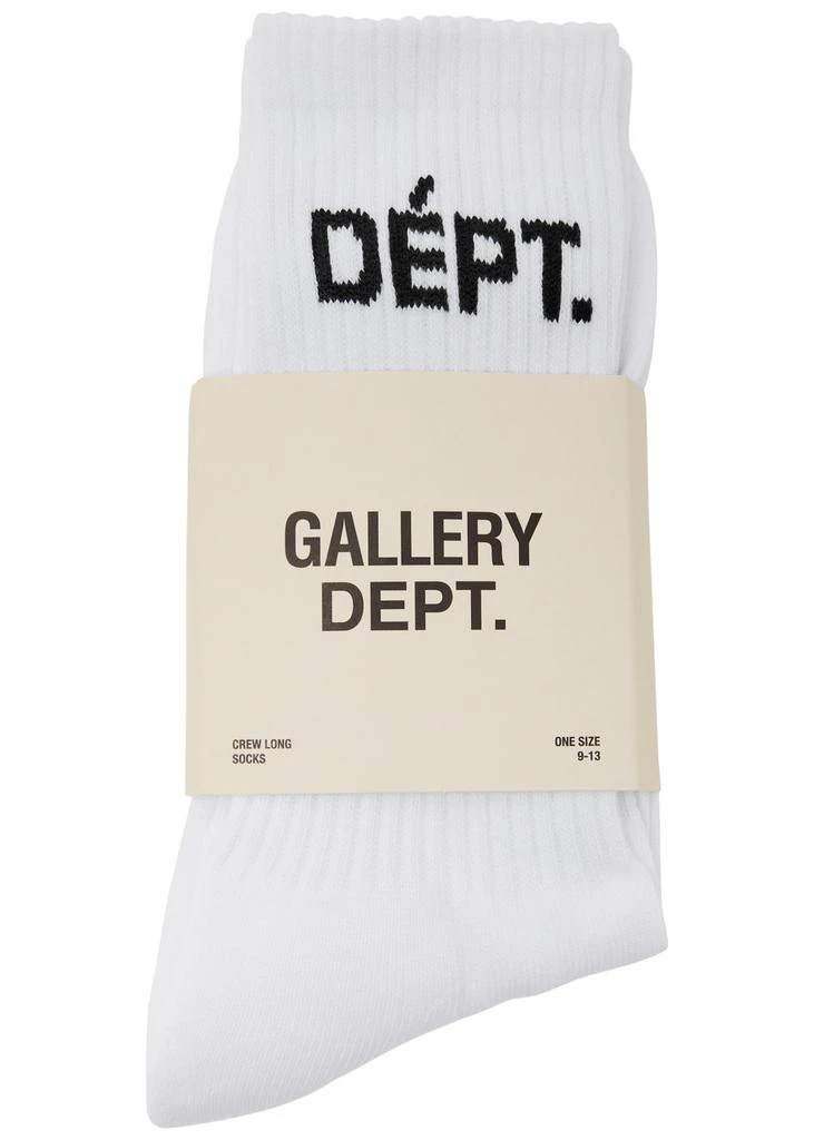 Gallery Dept Logo-intarsia cotton-blend socks 3