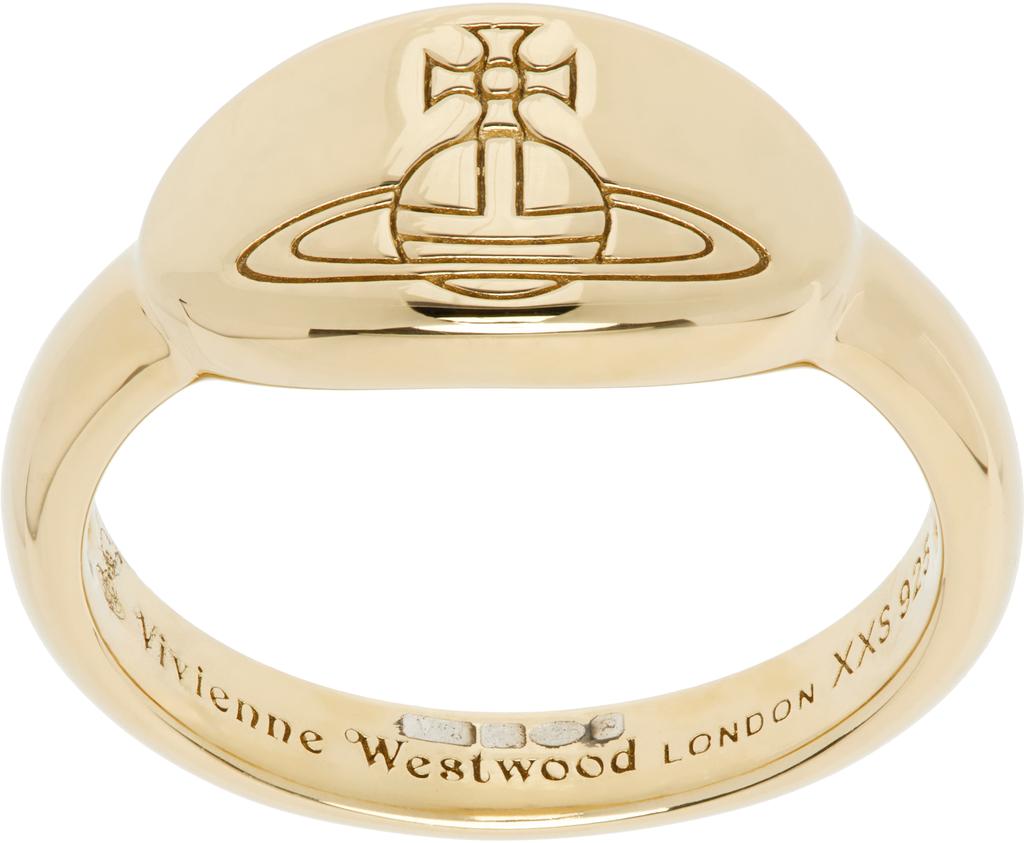 VIVIENNE WESTWOOD Oslo リング Vivienne Westwood Gold Oslo Ring - Fashion Accessories