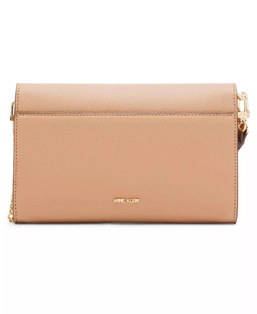 Anne Klein 3 in 1 Chain with Wristlet Strap Belted Wallet 2