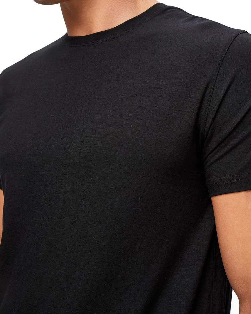 Derek Rose Men's Short-Sleeve Tee, Black 4