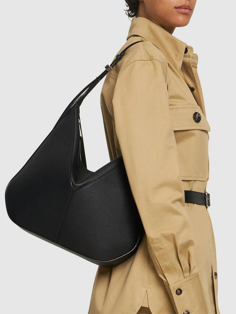 VALEXTRA Small Vivi Leather Shoulder Bag 1