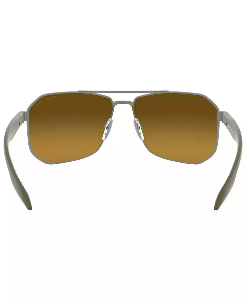 Prada Men's Polarized Sunglasses, PS 51VS 62 5
