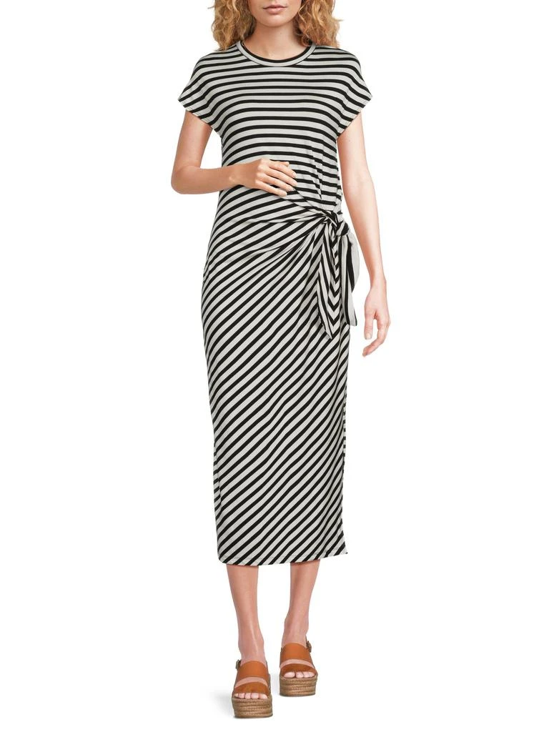 off the shoulder mesh dress ABSTRACT MESH OFF SHOULDER MAXI DRESS