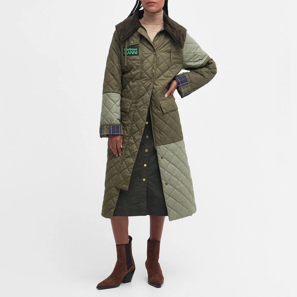 Barbour x GANNI Barbour x GANNI Burghley Quilted Shell Coat 1