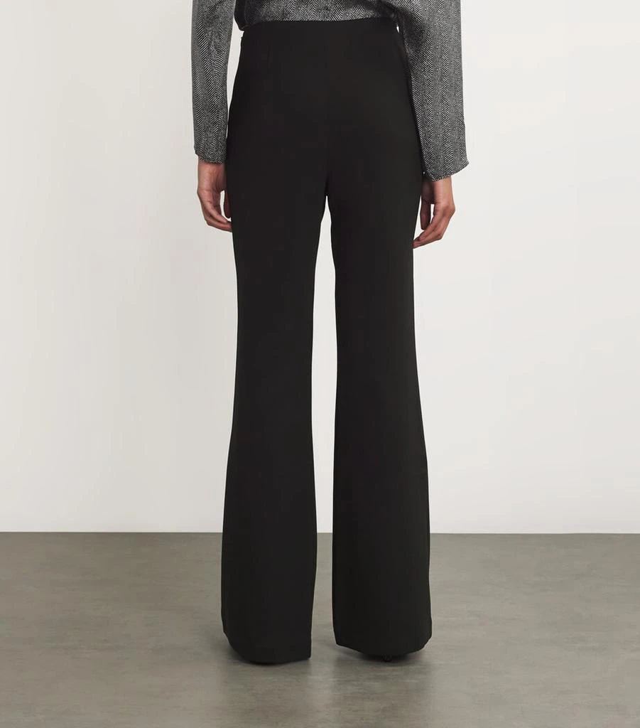 ROLAND MOURET Cady Fit-And-Flare Trousers 4