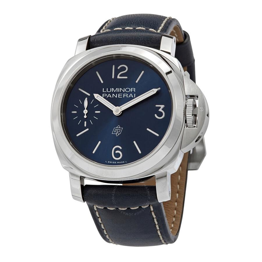 Panerai Luminor Blu Mare Hand Wind Blue Dial Men's Watch PAM01085