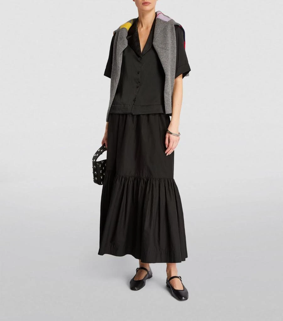 Claudie Pierlot Satin Bowling Shirt 2