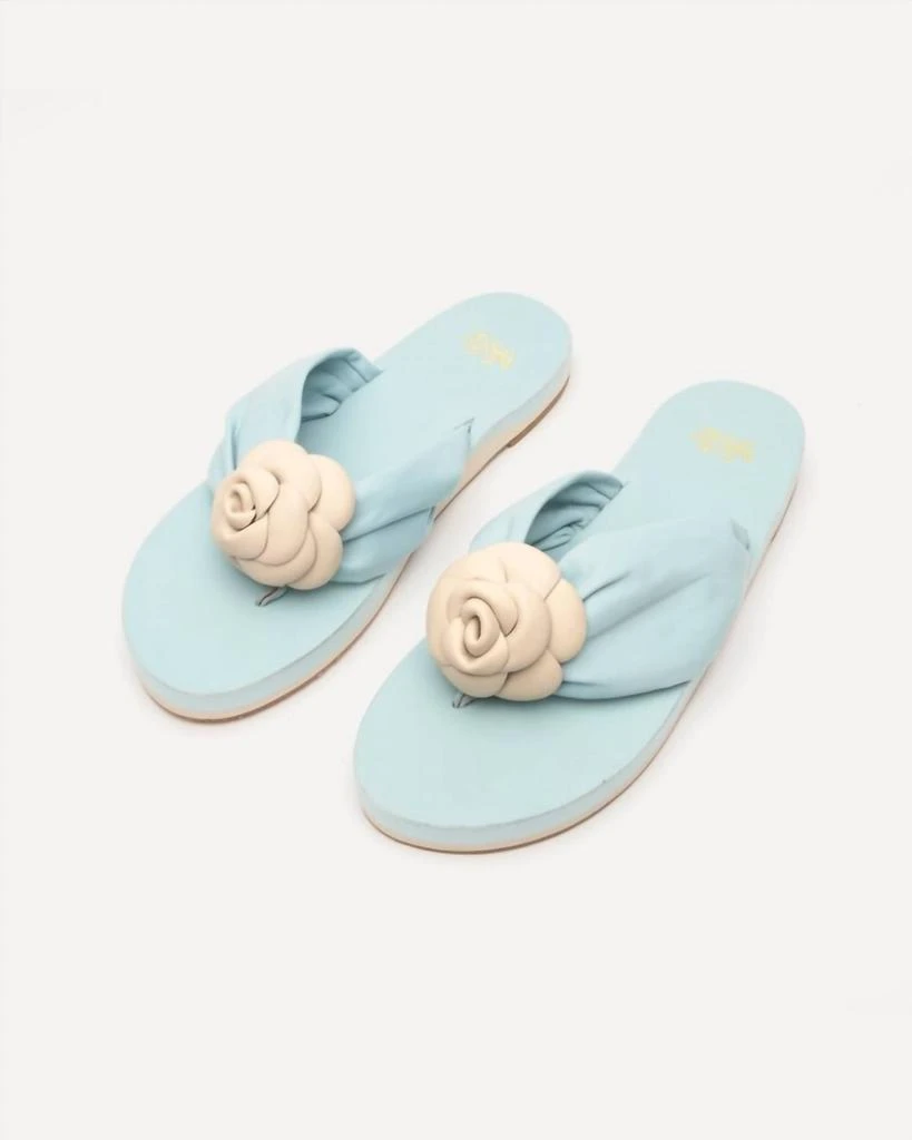 Frances Valentine Frances Valentine - Women's Magnolia Thong Flower Sandals 1