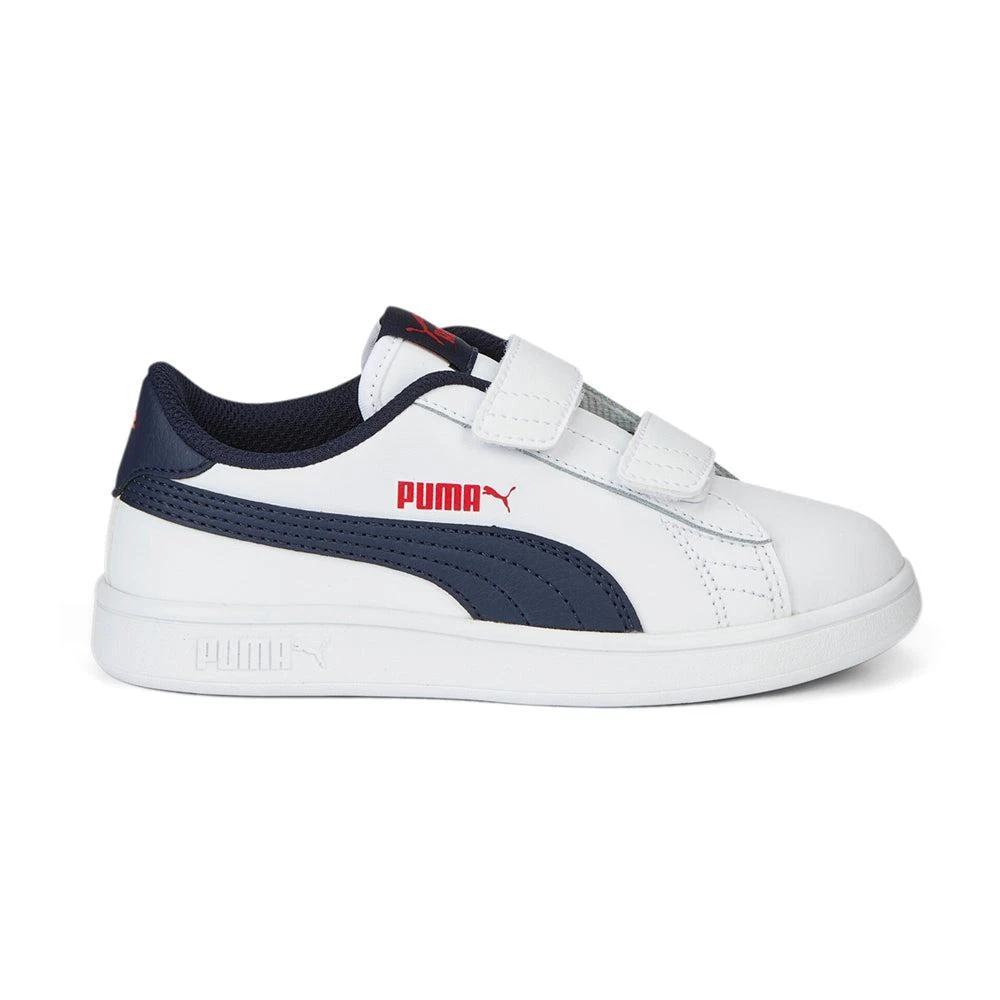Puma Smash V2 Leather Slip On Sneakers (Little Kid) 1