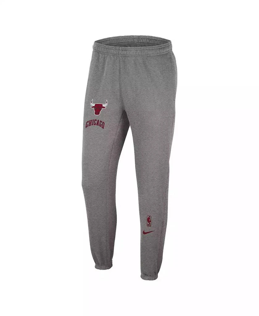 Nike Men's Heather Charcoal Chicago Bulls 2022/23 City Edition Courtside Brushed Fleece Sweatpants 3