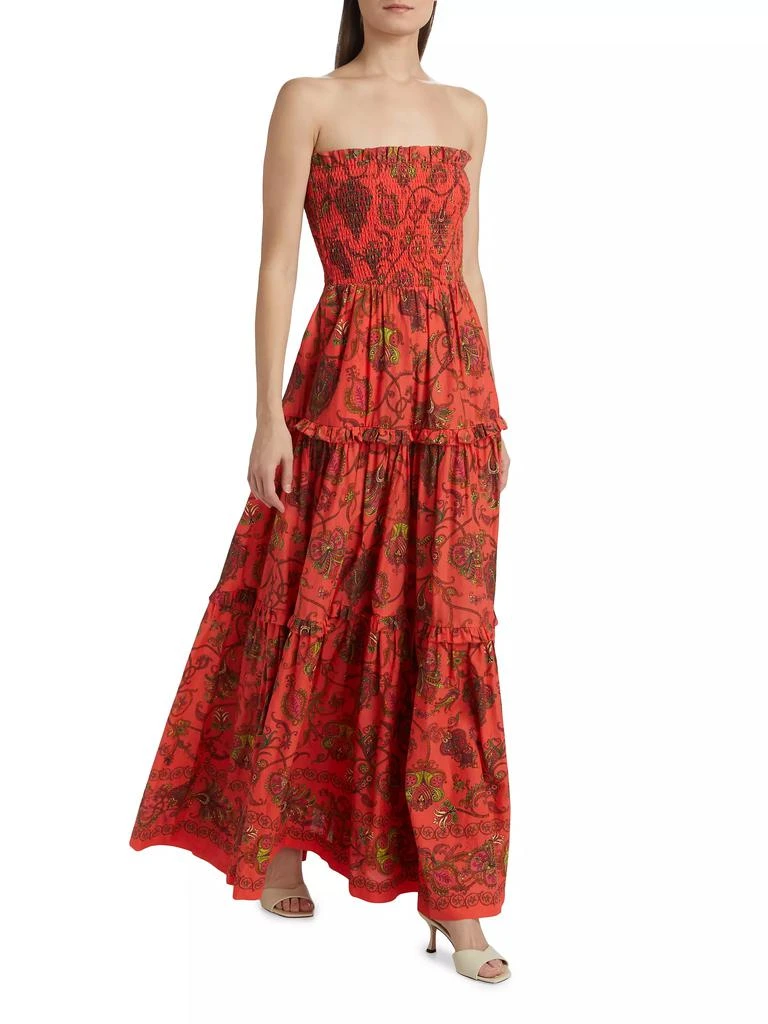 Cara Cara Tatiana Cotton Strapless Maxi Dress 2