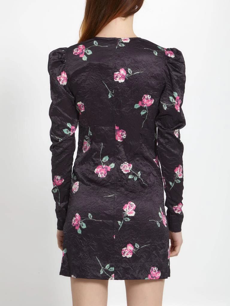 Ganni Crinkled satin dress 3