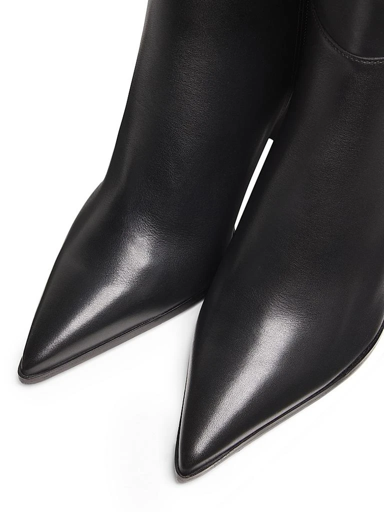 Schutz Mikki Up 90MM Leather Block-Heel Boots 4