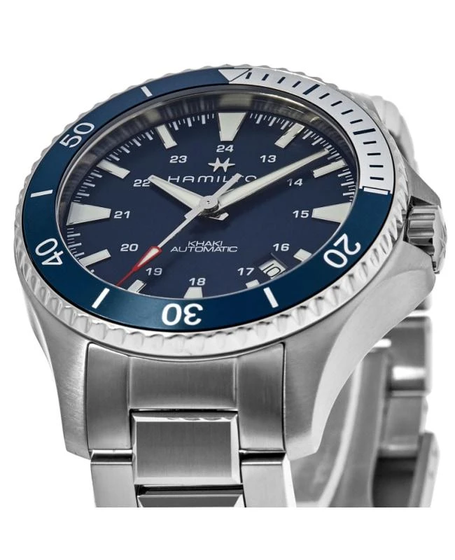 Hamilton Hamilton Khaki Navy Scuba Auto Blue Dial Stainless Steel Men's Watch H82345141 2