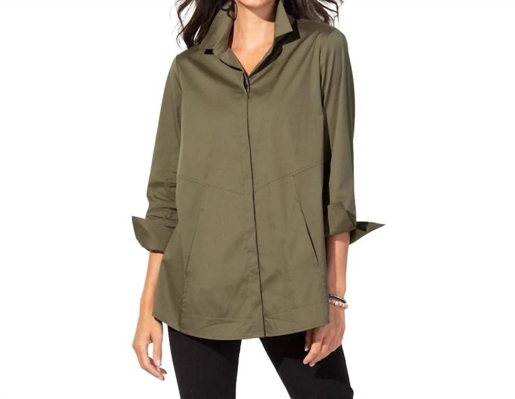 habitat The "one" Shirt Style In Olive 1