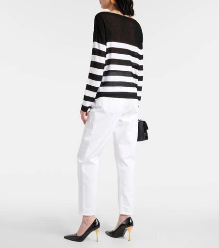 Balmain Logo striped sweater 3