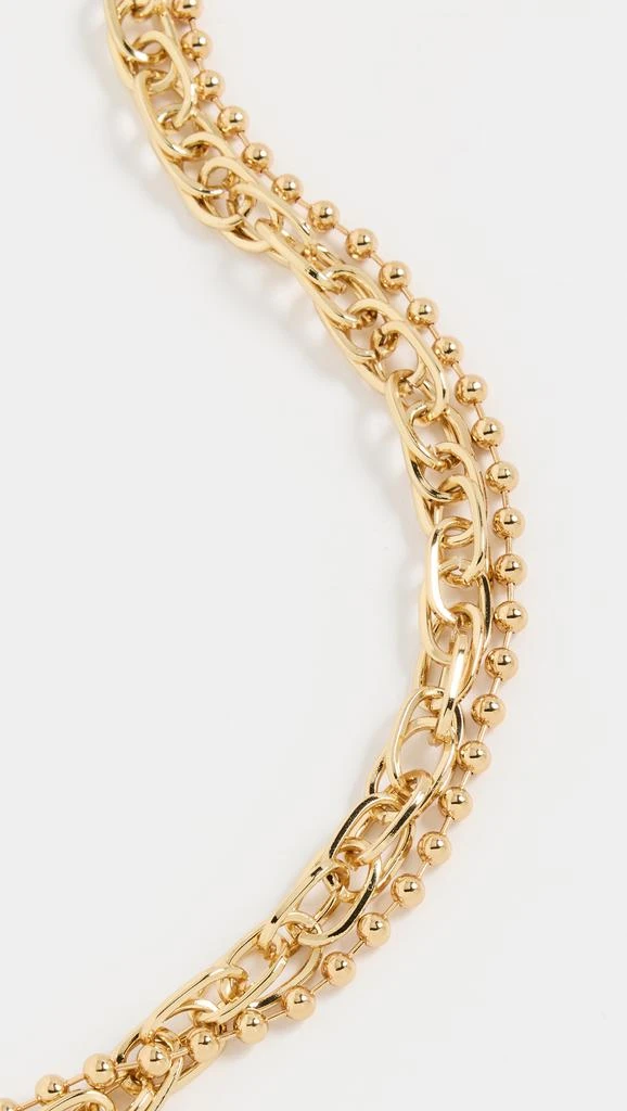 Argento Vivo 2-Layer Chunky Multi Paperclip Ball Chain Necklace 3