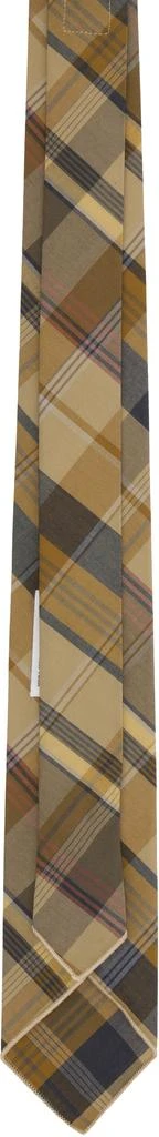 Engineered Garments Khaki Check Tie 2