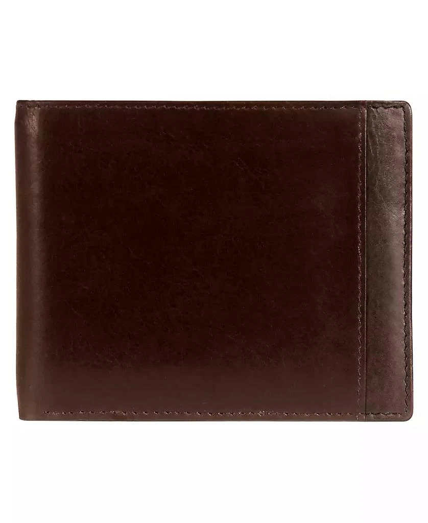 Mancini Leather Goods Casablanca Collection Men
s RFID Secure Center Billfold with Removable Left Wing Passcase 1