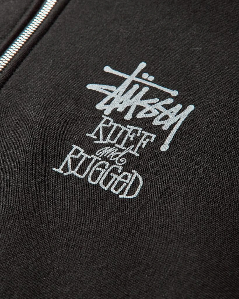 STUSSY Men's Well Suited Zip Hoodie Black 3