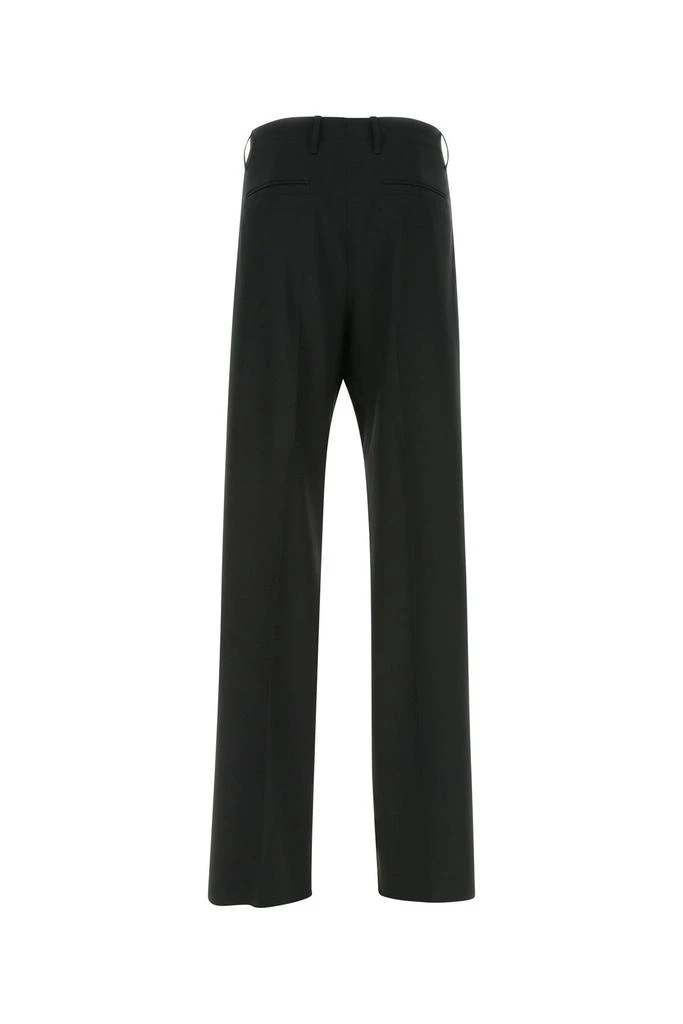 Versace Black stretch wool pant 1