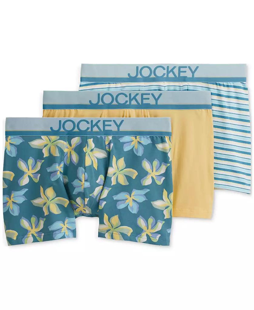 Jockey Men's 3pk. True Style Logo Trunks