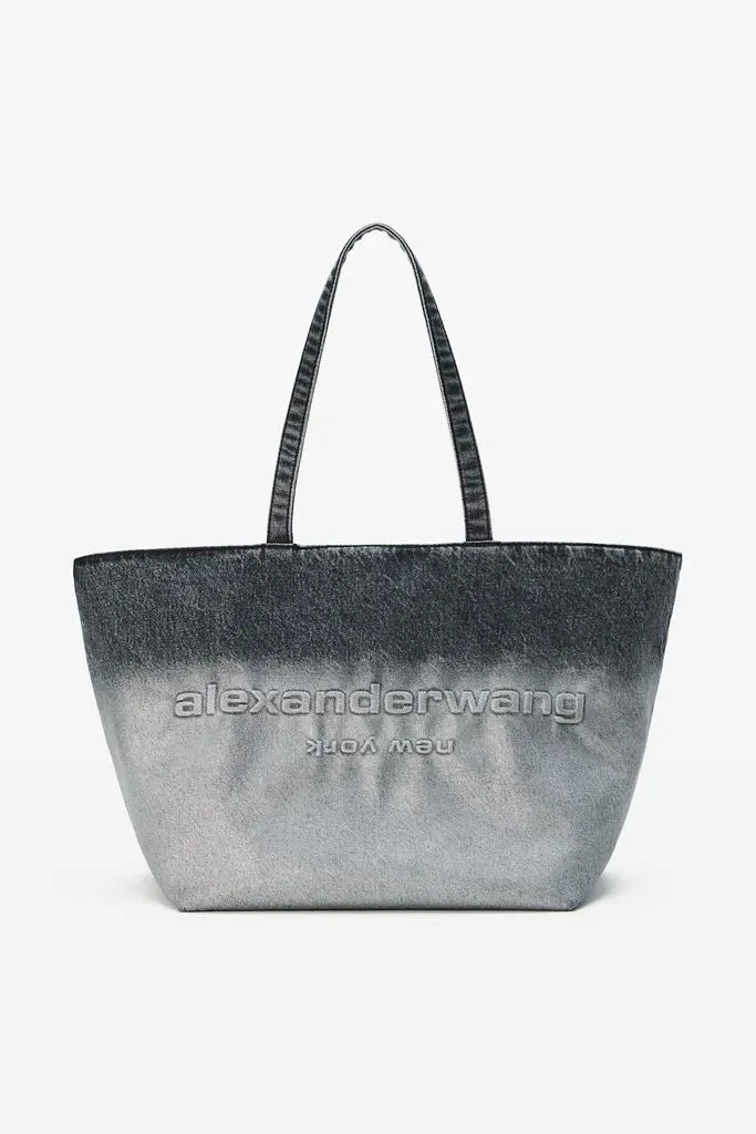 Alexander Wang Denim Punch Large Tote