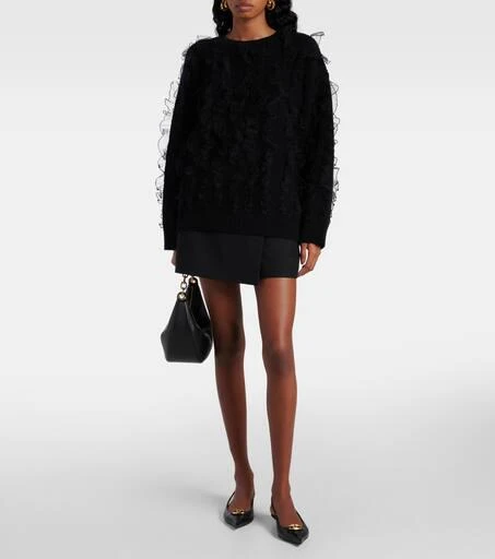 Valentino Embroidered wool sweater 2