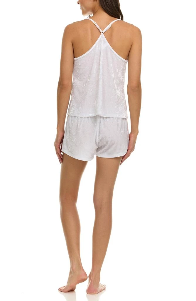 Flora Nikrooz Rebecca Crushed Velvet Cami & Shorts Pajama Set 2